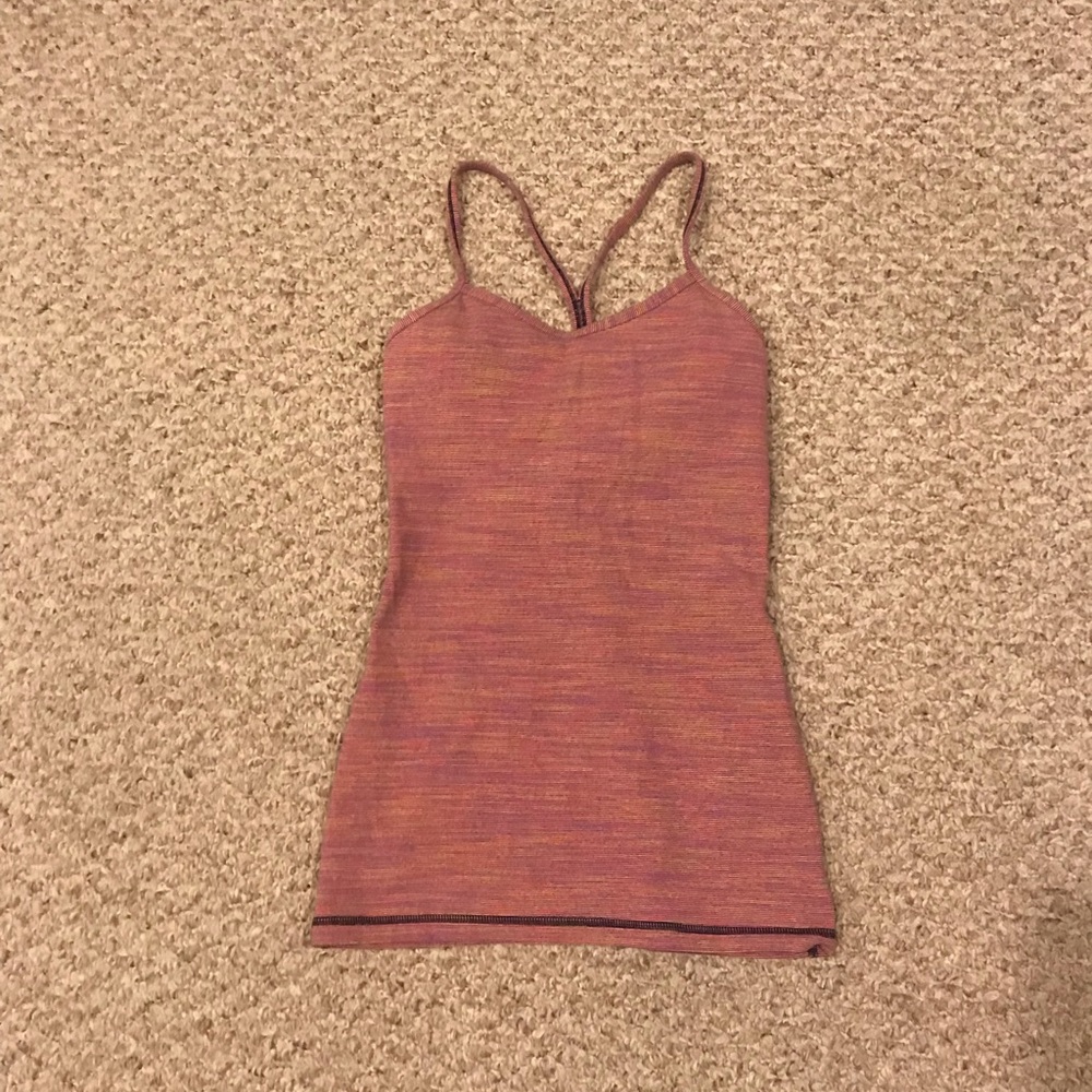 Lululemon Yoga top with padded bra